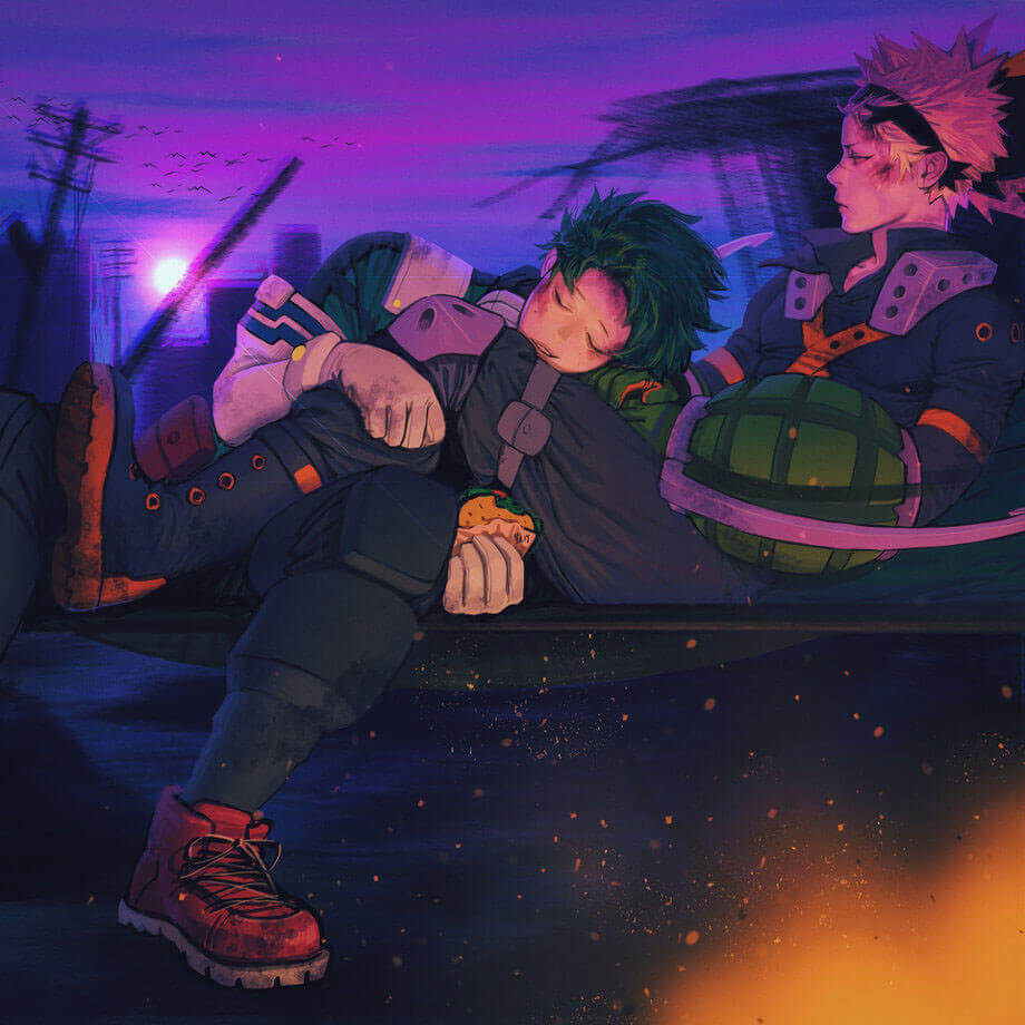 ฉัน กับ นาย Boku no Hero Academia Art [Wengwengchim] Art Compilation 3-14